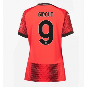 AC Milan Olivier Giroud #9 Domaci Dres za Ženska 2023-24 Kratak Rukavima